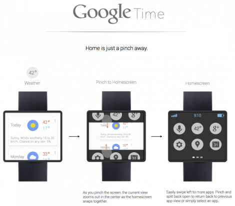 ‘Google Time’ concept by Adrian Maciburko